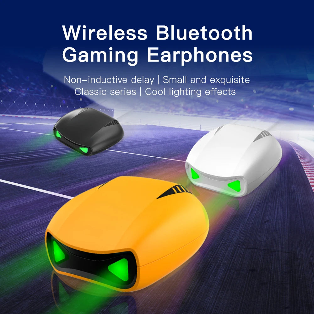 X2 Pro TWS Gaming Bluetooth Earphone 5.1 IPX5 Waterproof Wireless Headset Touch Control Earbuds with Wireless Charging Case