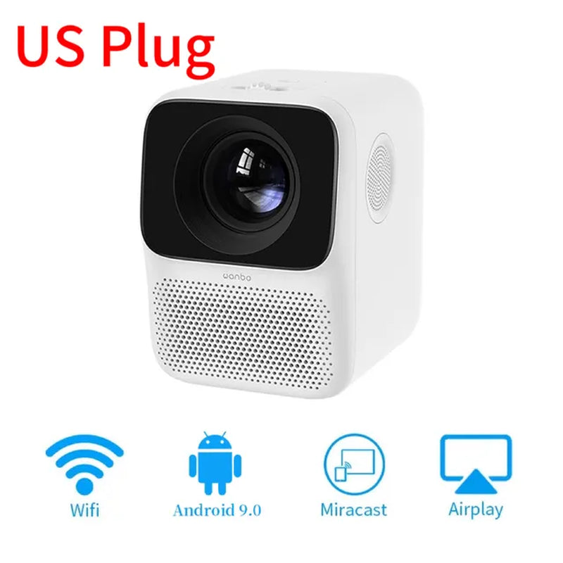 T2 MAX Projector Portable Mini Home Theater Projector LCD Bluetooth Support 1080P Vertical Correction Full Hd Projector