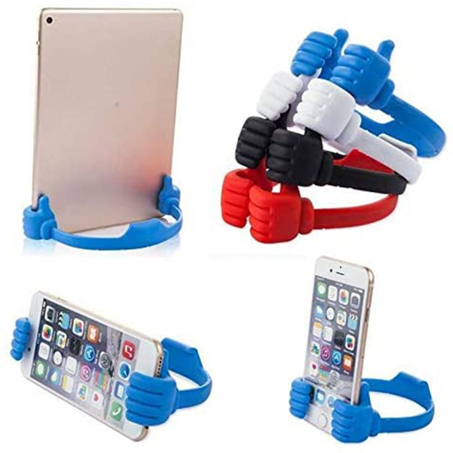 Thumbs up Mobile Cell Phone Holder Movie Watching Lazy Bed Desktop Mount Stand Silicone Universal Cellphone Tablet Desk Holder