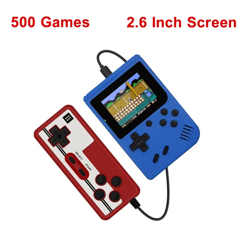 Portable Retro Mini Video Game Console 8-Bit Handheld Game Player Built-In 500 Games AV Out Game Console Gameboy Videojuego